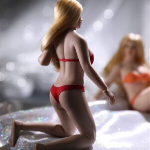 1/12 Scale Action Figure,6 inch Female Super-Flexible Slightly Fat Suntan Skin Large Bust Action Figure Doll Collection T05B