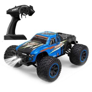 QIYHBVR Remote Control Car for Boys,1:10 Scale Fast RC Cars All Terrain,High Speed 55km/h Rock Crawler RC Truck 4x4 Off Road Vehicle 2.4 GHz Control Birthday Xmas Gift for Kids Adults