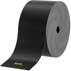 VEVOR Landscape Edging, 10 inch Depth 60 ft Total Length, Recycled HDPE Coiled Terrace Board, Flexible Bender Border for Landscaping, Lawn, Garden, Yard, Against Invading Weeds, Black