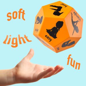 Covelico Kids Yoga - Fun Yoga Dice for Kids Yoga Game. Play Therapy Toys - Calming Yoga for Kids & Yoga for Toddlers, Roll and Play Creative Yoga Games for Kids with Kids Yoga Toys & Yoga Kids Props