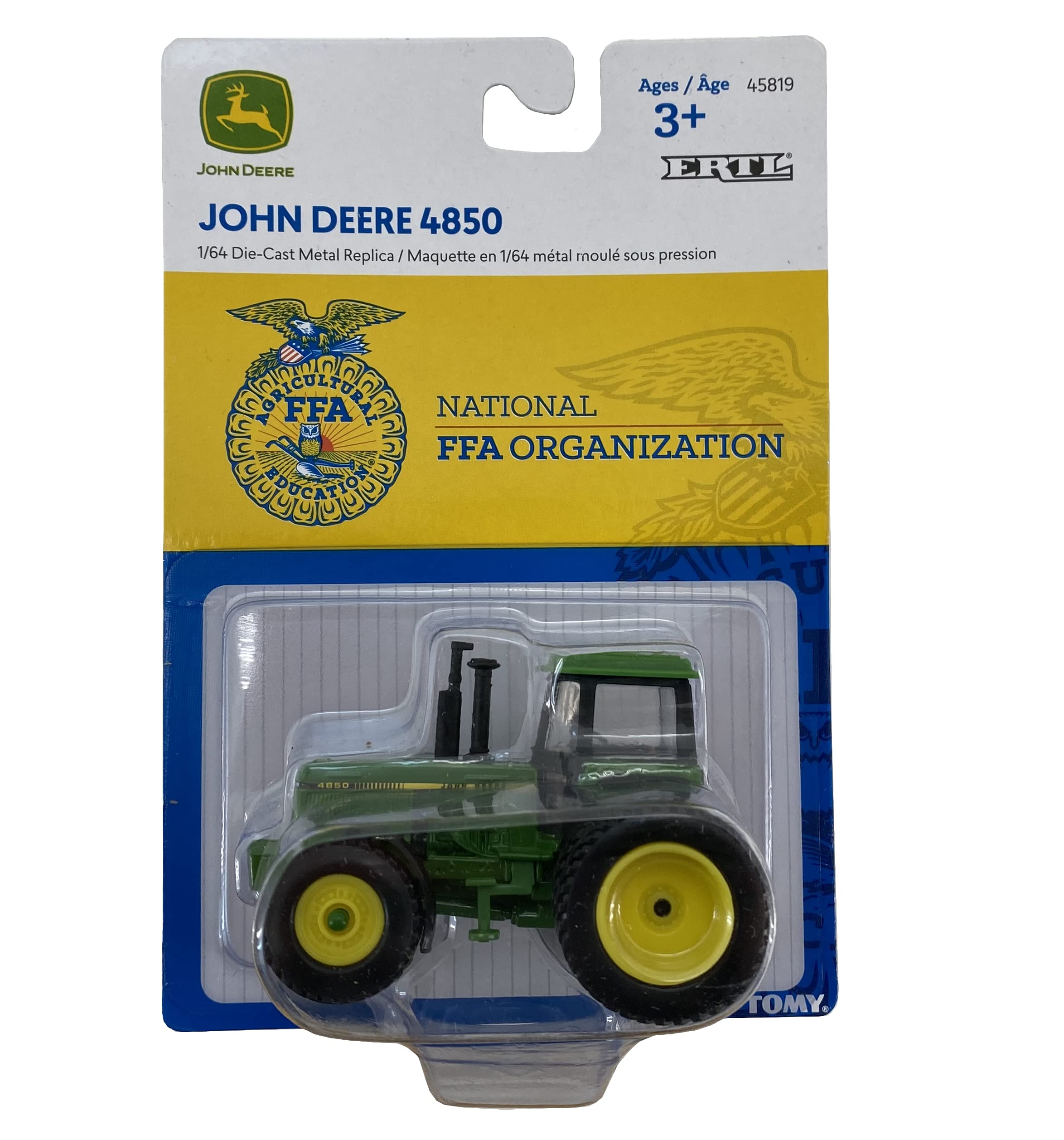 John Deere 1/64 Scale 4850 Tractor with FFA Logo