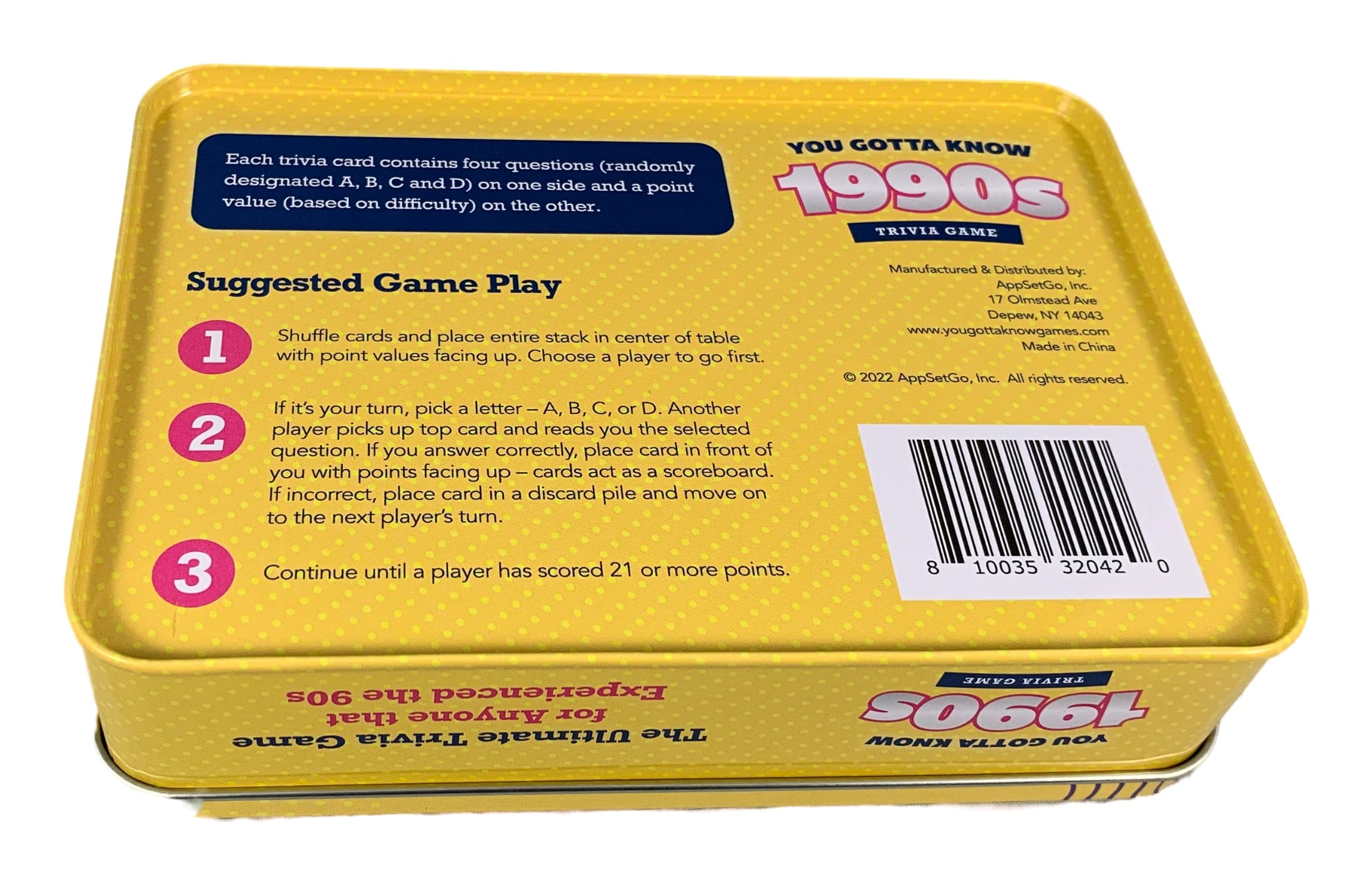 You Gotta Know 1990s - Trivia Game