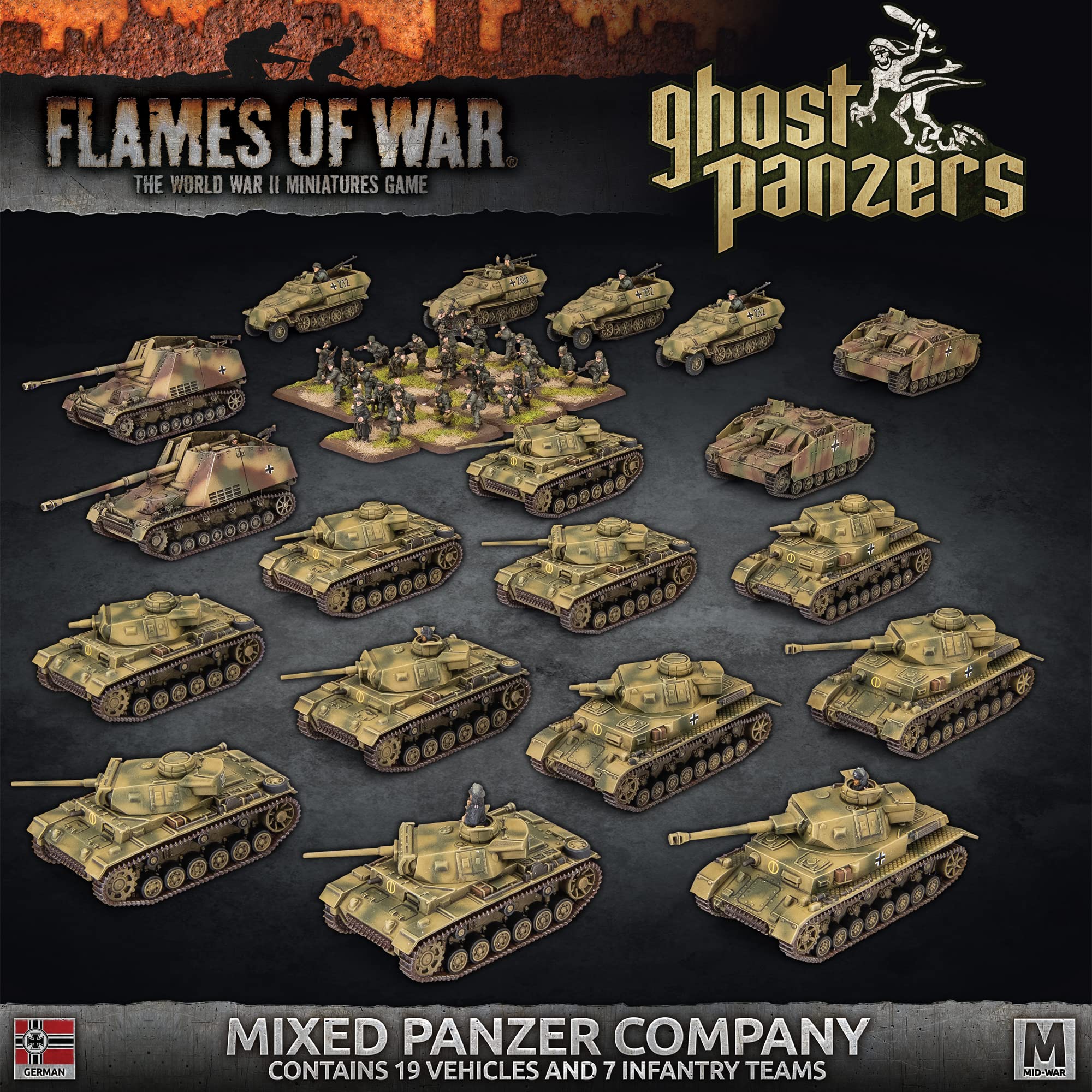 Flames of War: Ghost Panzers Mixed Panzer Company