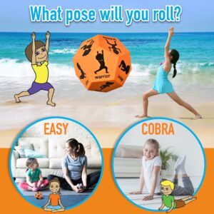 Covelico Kids Yoga - Fun Yoga Dice for Kids Yoga Game. Play Therapy Toys - Calming Yoga for Kids & Yoga for Toddlers, Roll and Play Creative Yoga Games for Kids with Kids Yoga Toys & Yoga Kids Props