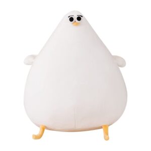 joson chubby plush seagull toy, cute cartoon plush fat chicken animal for boys and girls (10.27 inches)