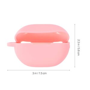 Gatuida ser of 2 Silicone Earbuds Case small earphone case Earphone Case cover for earphone Clear Earphone