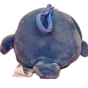 Squishmallow Official Kellytoy 3.5 Inch Clip On Bag Keychain Backpack Clips Squishy Soft Plush Toy Animal (Maeve The Manatee)