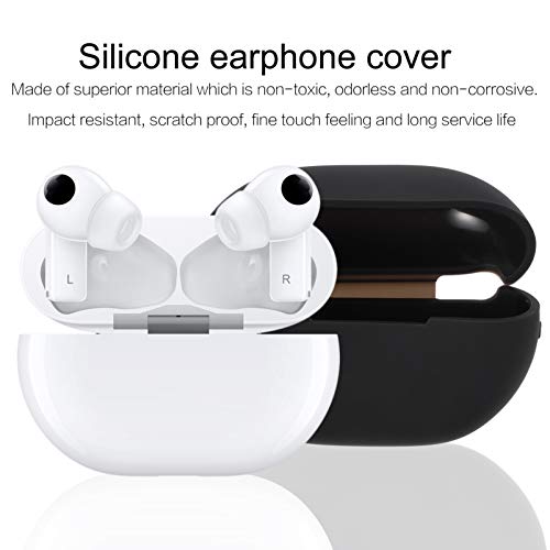 Gatuida 2 pack Silicone Earbuds Case small earphone case Earphone Case cover for earphone Clear Earphone