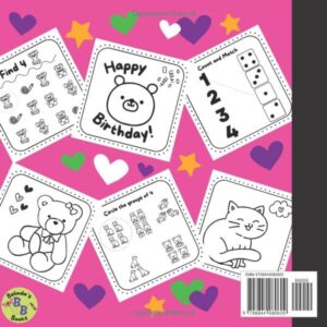 Birthday Girl: I am 4: Happy Birthday Coloring and Activity Book (Happy Birthday Coloring and Activity Books for Kids)