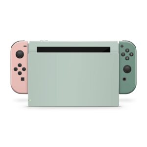 Tacky Design Retro Pastel Classic Skin Compatible with Nintendo Switch Skin Wrap Cover, Colorwave Blocking Skin for Nintendo Switch Stickers, Premium Vinyl 3M Full Wrap Decal.