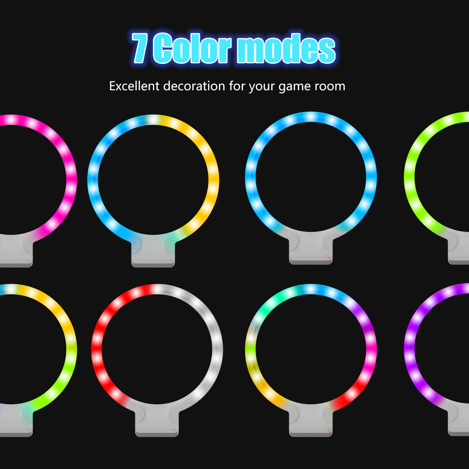 PS5 LED Light Stand, PS5 LED Light Stand with RGB Accessories, RGB LED Light Assecories Stand for PS5 Console (Disc & Digital) - NOT for PS5 SLIM