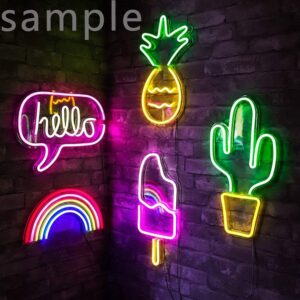 Prouten Neon Signs 20" Millers Lite Neon Sign Acrylic Beer Pub Bar Handmade Wall Decor Neon Light A120MLLA2