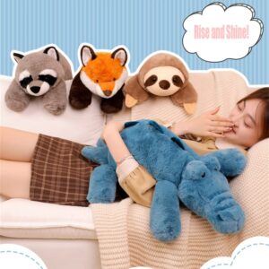 PINMINGS Soft Weighted Stuffed Animals Weighted Plush Animals for Huskies,Pigs,Dinosaurs and Polar Bears - 14-30 Inches for Boys Girls