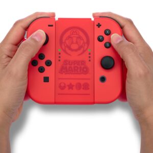 PowerA Joy-Con Comfort Grip for Nintendo Switch - Super Mario Red