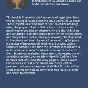 Daily Gospel Reflections using Lectio Divina for the 2023 Liturgical Calendar