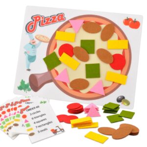 chefan pizza counting toddler toys, toddler number learning toys, preschool math games, manipulatives for preschool