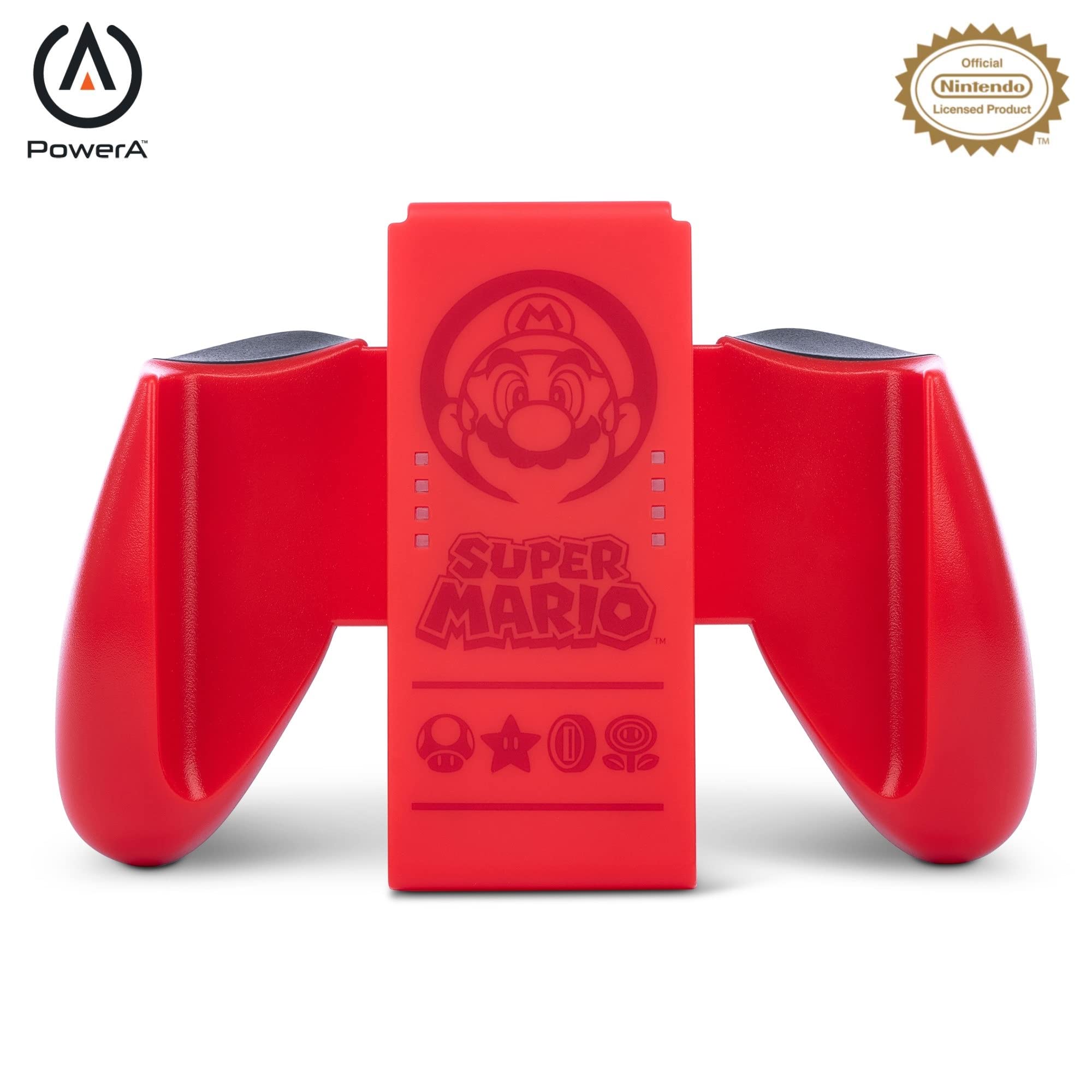 PowerA Joy-Con Comfort Grip for Nintendo Switch - Super Mario Red