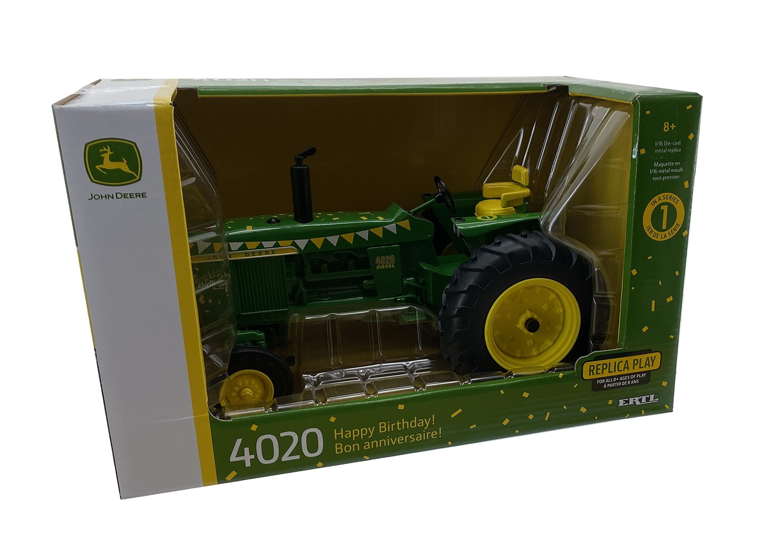 John Deere 1/16 Scale Happy Birthday 4020 Tractor