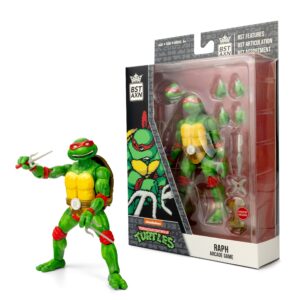 The Loyal Subjects Teenage Mutant Ninja Turtles BST AXN Action Figure NES 8-Bit Raphael Exclusive 13 cm, Multicoloured (BATMNTRAPWB04)