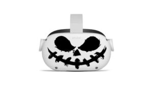 pumpkin evil - oculus quest 2 - decals - black