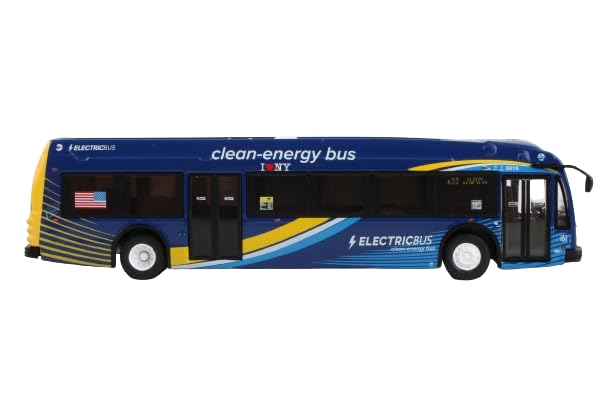 Daron MTA PROTERA Hybrid 1/87 Electric Bus, Blue