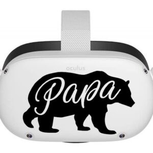 Papa Bear - Oculus Quest 2 - Decals - Black