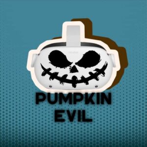 Pumpkin Evil - Oculus Quest 2 - Decals - Black