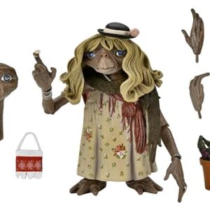 NECA E.T. The Extra Terrestrial: 40th Anniversary Dress-Up E.T. Ultimate 7" Action Figure