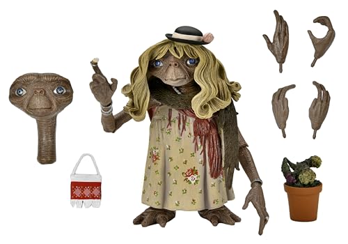 NECA E.T. The Extra Terrestrial: 40th Anniversary Dress-Up E.T. Ultimate 7" Action Figure