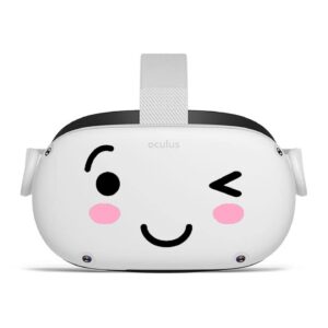 UwU Wink Face - Oculus Quest 2 - Decals - Black & Pink