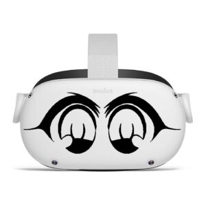 Anime Big Eyes - Oculus Quest 2 - Decals - Black