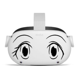 Anime Cute Eyes - Oculus Quest 2 - Decals - Black