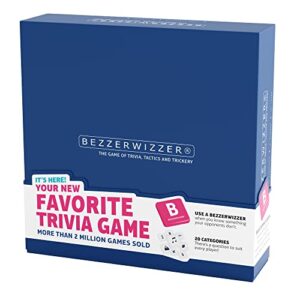 Bezzerwizzer Party Game (US Edition) - Trivia, Tactics, and Trickery for Epic Game Nights! Great for Family Game Night, Ages 14+, 2+ Players, 45 Minute Playtime, Made by Bezzerwizzer