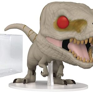 POP Jurassic World Dominion - Atrociraptor (Ghost) Funko Vinyl Figure (Bundled with Compatible Box Protector Case), Multicolor, 3.75 inches