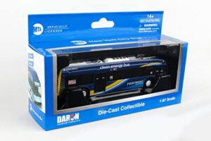 daron mta protera hybrid 1/87 electric bus, blue