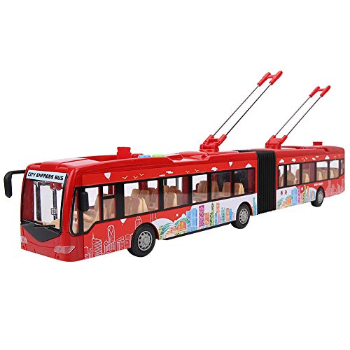 AUHX Kids Toy Bus, Electronic Toy Bus, Simulates for Kids Children