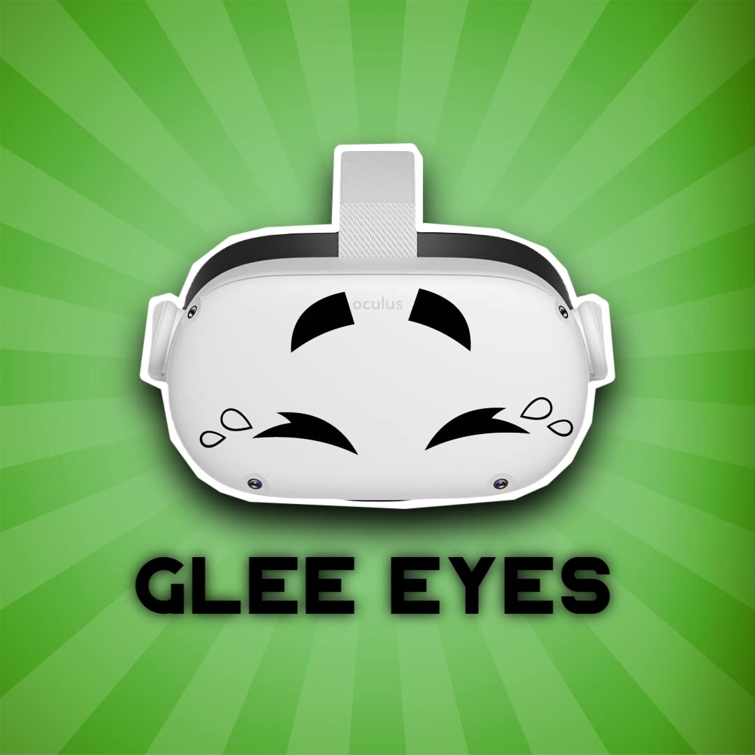 Glee Eyes - Oculus Quest 2 - Decals - Black