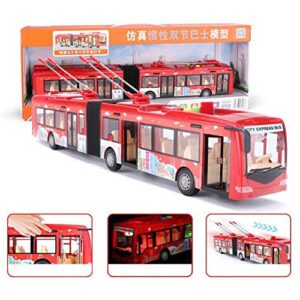 AUHX Kids Toy Bus, Electronic Toy Bus, Simulates for Kids Children