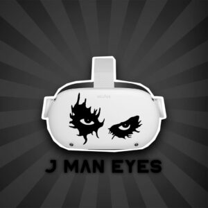 Movie Inspired Jman Eyes - Oculus Quest 2 - Decals - Black