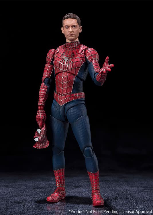 TAMASHII NATIONS - Spider-Man: No Way Home - The Friendly Neighborhood Spider-Man, Bandai Spirits S.H.Figuarts Action Figure