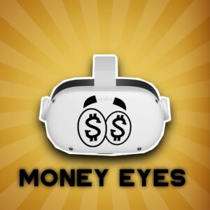 Money Eyes Oculus Stickers - Oculus Quest 2 - Stickers - Black - VR Gaming