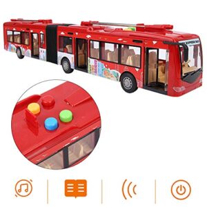 AUHX Kids Toy Bus, Electronic Toy Bus, Simulates for Kids Children