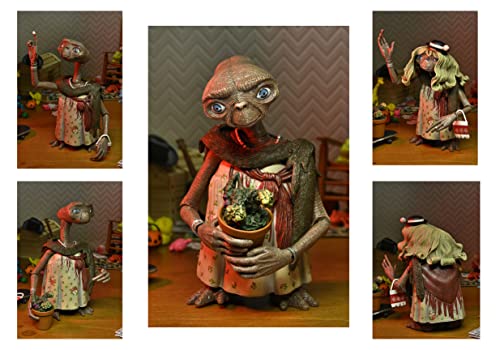 NECA E.T. The Extra Terrestrial: 40th Anniversary Dress-Up E.T. Ultimate 7" Action Figure