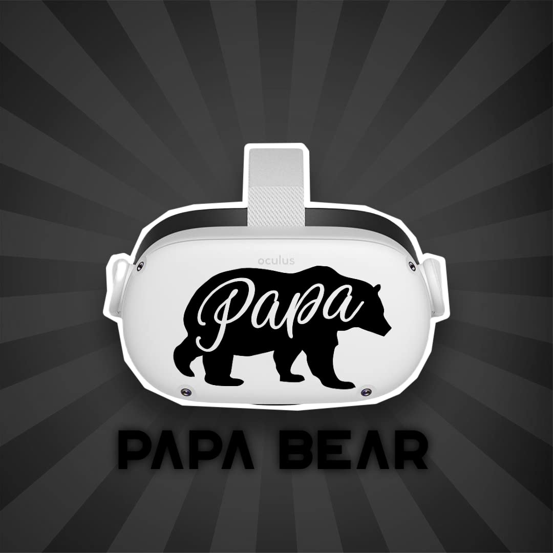 Papa Bear - Oculus Quest 2 - Decals - Black