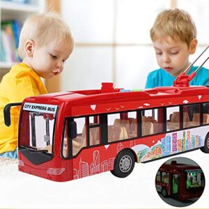 AUHX Kids Toy Bus, Electronic Toy Bus, Simulates for Kids Children