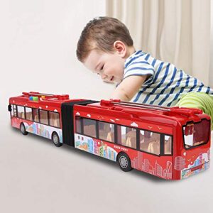 AUHX Kids Toy Bus, Electronic Toy Bus, Simulates for Kids Children