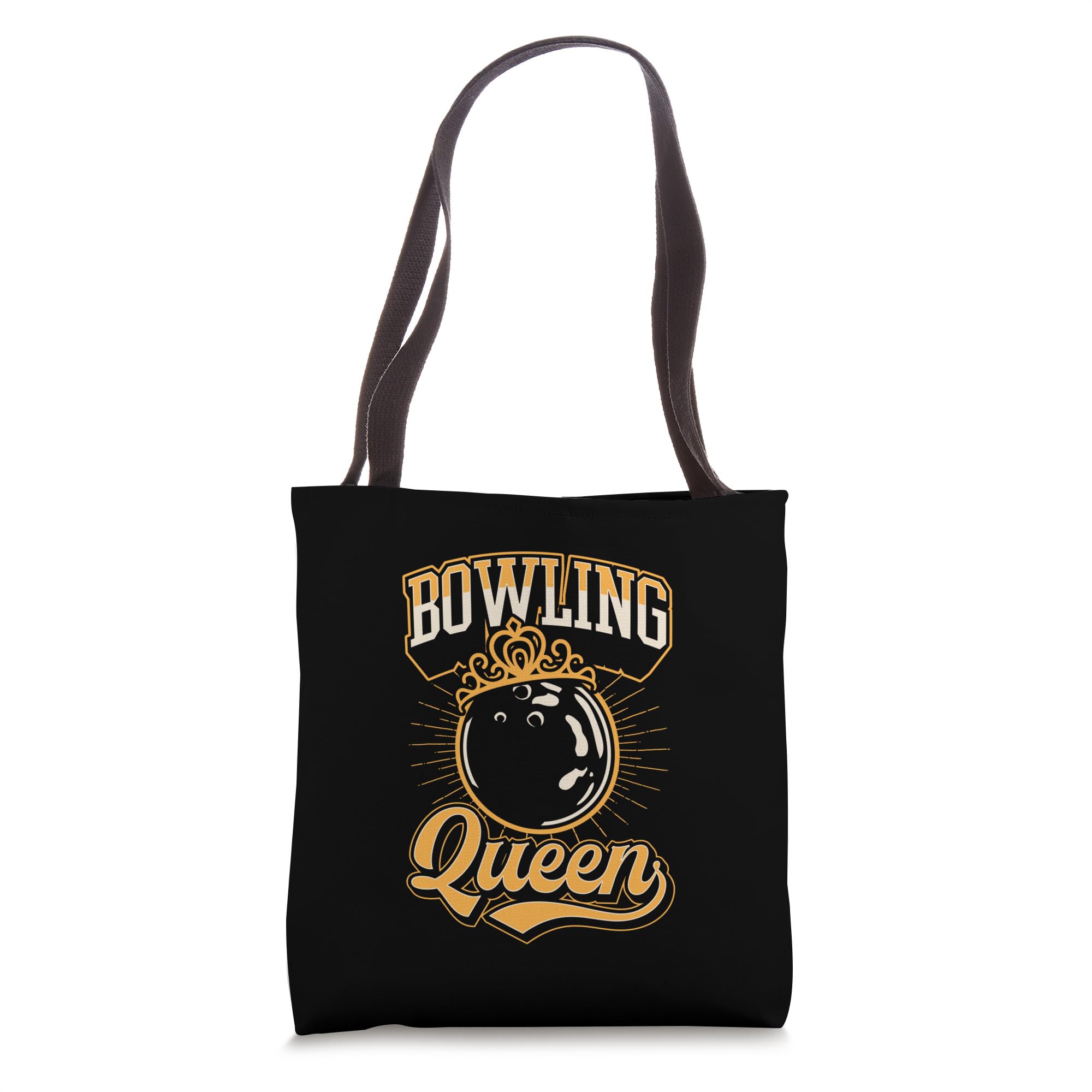 Bowling Queen Crown Bowling Girl Themed Birthday Party Tote Bag