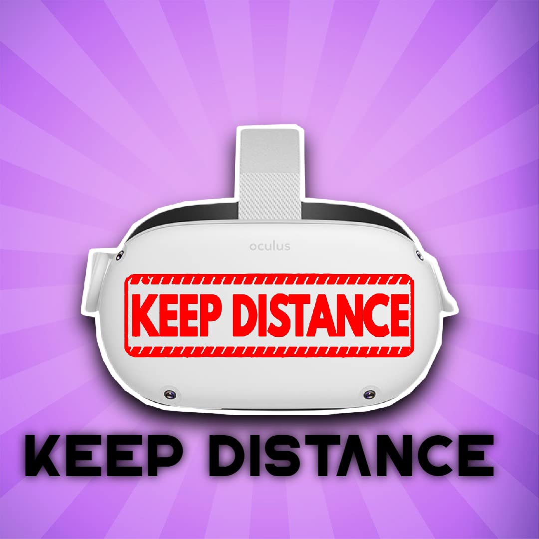 Keep Distance - Oculus Quest 2 - Decals - Red