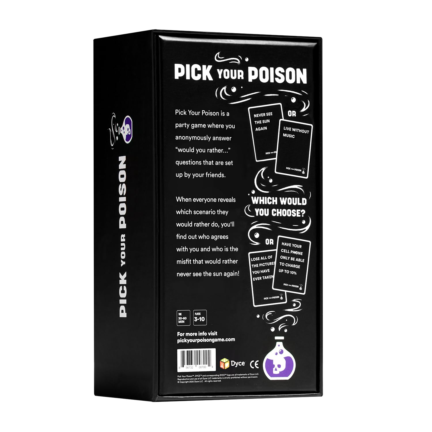 Pick Your Poison Party Game + Family Expansion Set - The “What Would You Rather Do?” Card Game - for Kids, Adults, and Families, Great for a Halloween Party or a Fun Game Night with Friends