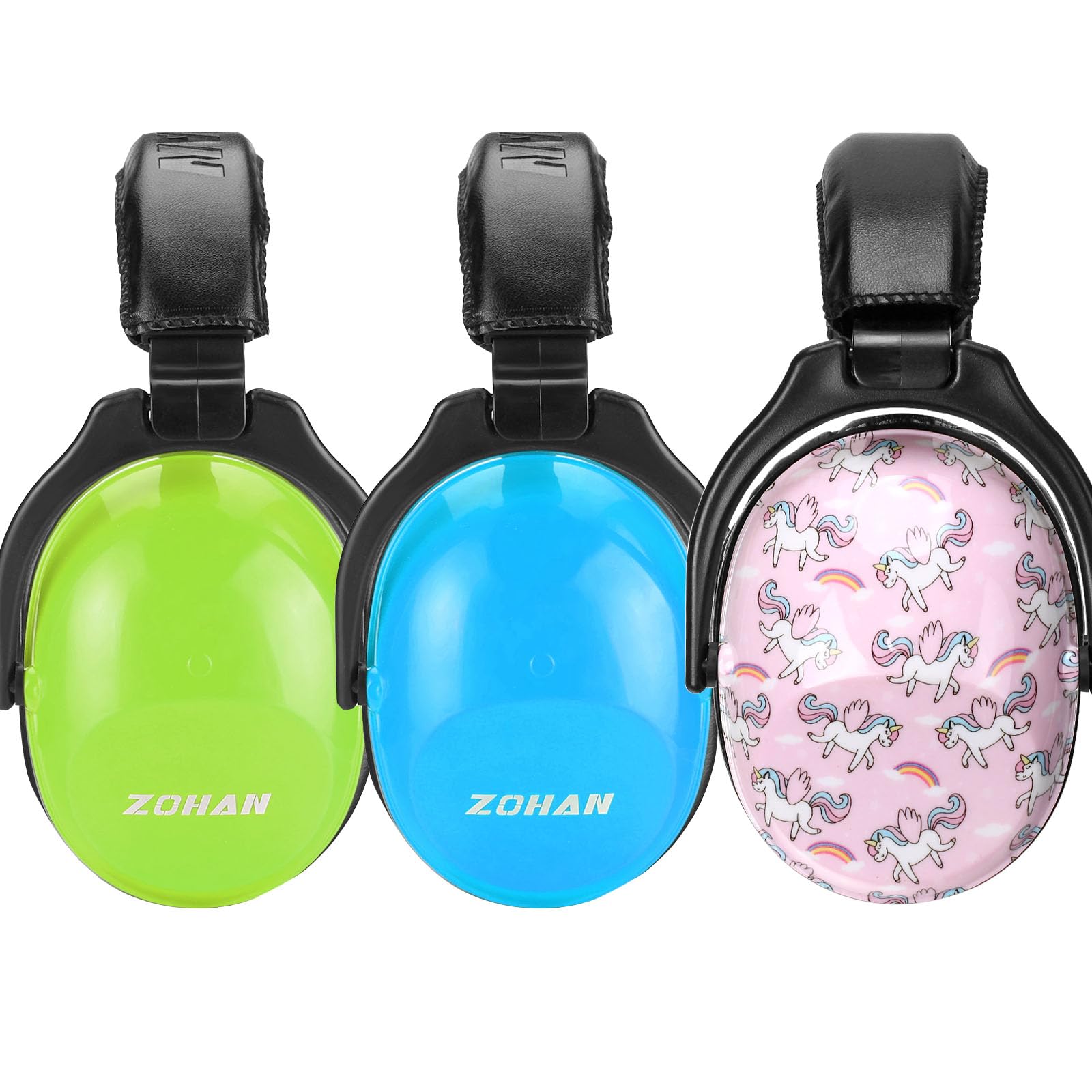 ZOHAN Kids Ear Protection 3 Pack,Kids Noise Canceling Headphone for Concerts, Monster Truck, Fireworks